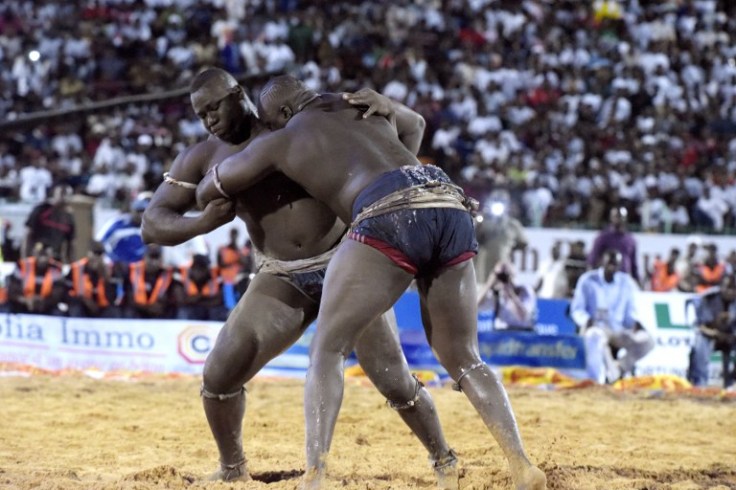 SENEGAL-WRESTLING-CELEBRITY